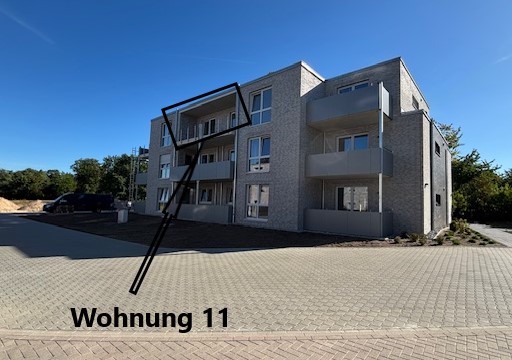 Erstbezug im Neubau: 2 Zimmer auf ca. 64 m² im 1. Obergeschoss mit Aufzug und tollem Balkon!