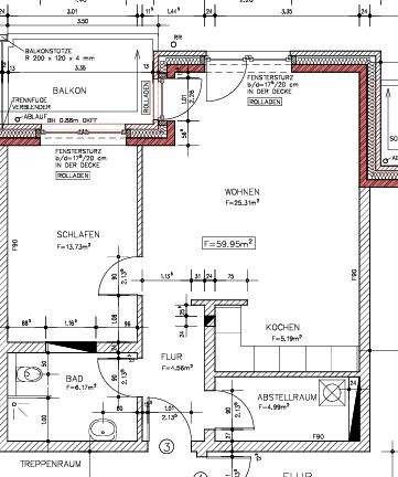 Erstbezug im Neubau: 2 Zimmer auf ca. 64,39 m² mit tollem Balkon (3 Wohnungen verfügbar)!