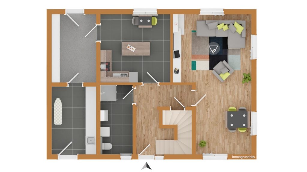 3-Familienhaus und Einfamilienhaus im Paket zu Verkaufen.