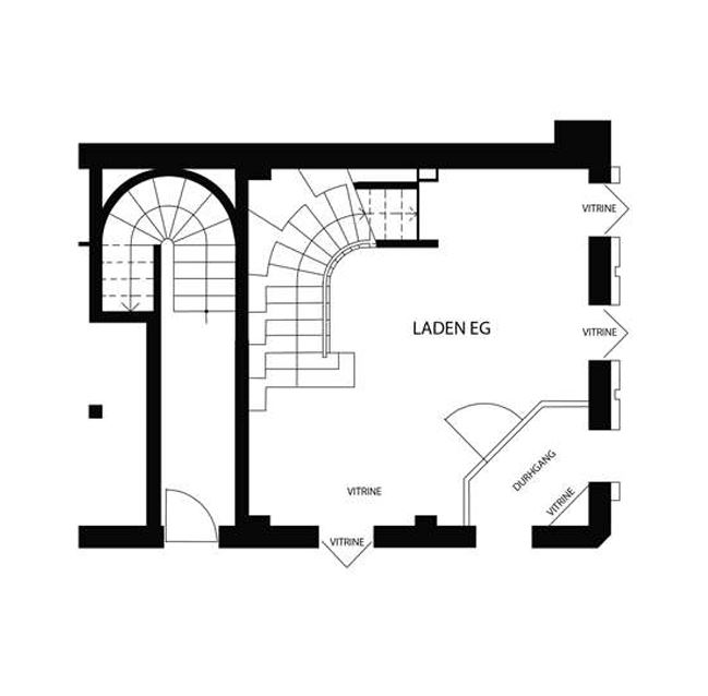 Kleines, attraktives Ladenlokal (2 Ebenen) in der Lütjenstraße/Mühlenbrücke zu sofort zu vermieten!