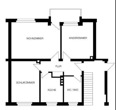 3-Zimmer-Wohnung mit Balkon im 2. OG in der Störstr. 46 zu vermieten!