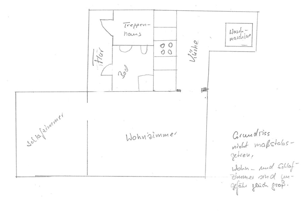 Renovierte 2-Zimmer-Wohnung in der Anscharstr. 27 zu vermieten.